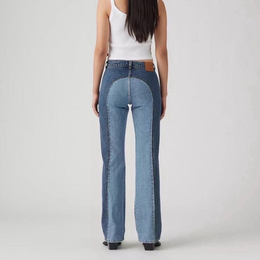 Levi's Two-Tone Blue Bootcut Jeans